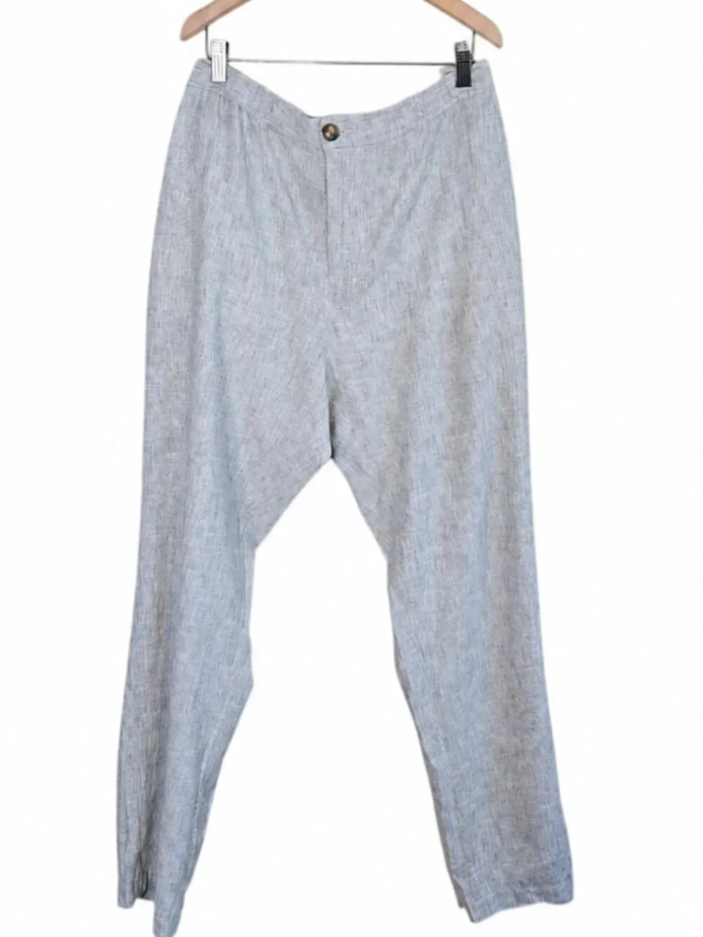 14th & Union Men’s 2XL Gray Linen Blend Pants Resort Vacation Summer